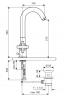 Змішувач для умивальника Emmevi Spirit New CR31003