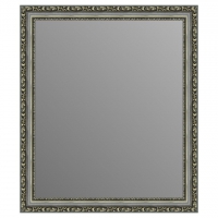 Зеркало в багетной раме J-mirror Eva 70x60 см серебро