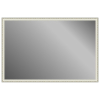 Зеркало в багетной раме J-mirror Eva XL 120x180 см белое золото