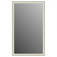 Зеркало в багетной раме J-mirror Eva XL 150x90 см белое золото