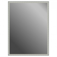 Зеркало в багетной раме J-mirror Eva XL 200x150 см белое серебро