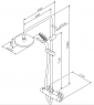 Душевая система Am.Pm Sense ShowerSpot F0775000