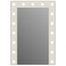 Гримерное зеркало J-mirror Hollywood Color 100x70 см