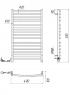 Полотенцесушитель электрический Марио Феникс-І 4820111354672 хром