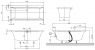 Ванна квариловая Villeroy&Boch Squaro Edge 12UBQ160SQE2V-XX 160х75 см