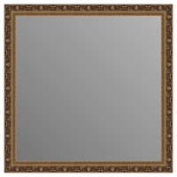 Зеркало в багетной раме J-mirror Gemma 60x60 см бронза