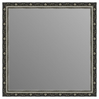 Зеркало в багетной раме J-mirror Gemma 60x60 см серебро