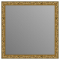 Зеркало в багетной раме J-mirror Gemma 60x60 см золото