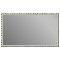Зеркало в багетной раме J-mirror Gemma 70x120 см белое золото