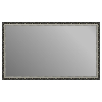 Зеркало в багетной раме J-mirror Gemma 70x120 см серебро