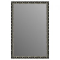 Зеркало в багетной раме J-mirror Gemma 90x60 см серебро