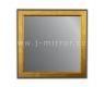 Зеркало в багетной раме J-mirror Ghita 60x60 см золото