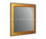 Зеркало в багетной раме J-mirror Ghita 60x60 см золото