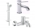 Комплект смесителей Grohe Bau Classic 33232010 Комплект смесителей Grohe Bau Classic 33232010