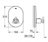 Центральный термостат Grohe Atrio Ypsilon 19392000