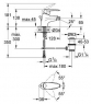 Смеситель для биде Grohe Eurodisc 33244001