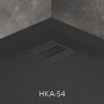 Поддон душевой Radaway Kyntos A Black HKA8080-54 80 см