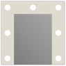 Гримерное зеркало J-mirror Hollywood T Color 50x50 см