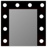 Гримерное зеркало J-mirror Hollywood T Color 60x60 см