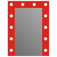 Гримерное зеркало J-mirror Hollywood T Color 80x60 см