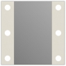 Гримерное зеркало J-mirror Hollywood T2 Color 50x50 см