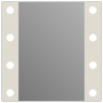 Гримерное зеркало J-mirror Hollywood T2 Color 60x60 см