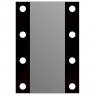 Гримерное зеркало J-mirror Hollywood T2 Color 65x45 см