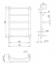 Полотенцесушитель водяной Paladii Идеал ИД020 600x430/5