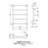Полотенцесушитель водяной Paladii Идеал ИД026 700x530/5