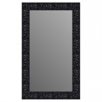Зеркало в багетной раме J-mirror Julia 100x60 см черное амбилайт