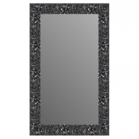 Зеркало в багетной раме J-mirror Julia 100x60 см графит амбилайт