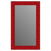 Зеркало в багетной раме J-mirror Julia 100x60 см красное амбилайт