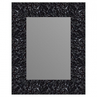 Зеркало в багетной раме J-mirror Julia 50x40 см черное амбилайт
