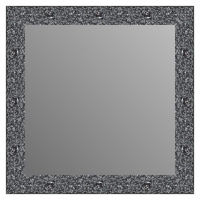 Зеркало в багетной раме J-mirror Julia 80x80 см серебро