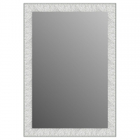 Зеркало в багетной раме J-mirror Julia XL 130x90 см белое