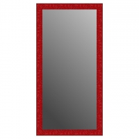 Зеркало в багетной раме J-mirror Julia XL 180x90 см красное