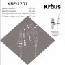 Смеситель для умывальника Kraus Arlo KBF-1201MB