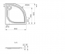 Поддон душевой Marmite Klara 60116108100 80х80 см