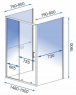 Душевая кабина Rea Slide Pro KPL-00977 150x80 см