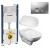 Комплект 6 в 1 унитаз подвесной Kolo Style L23120000 Rimfree с сидением Kolo Style L20112000 soft-close с комплектом Geberit Duofix 3в1 458.126.00.1 и клавишей смыва Geberit Delta 50 115.135.46.1