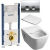 Комплект 6 в 1 унитаз подвесной Kolo Modo L33120000 Rimfree с сидением Kolo Modo L30112000 soft-close с комплектом Geberit Duofix 3в1 458.126.00.1 и клавишей смыва Geberit Delta 21 115.125.21.1