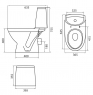 Унитаз-компакт напольный Kolo Runa L89200000 с бачком и сидением