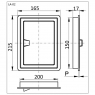 Инспекционная дверца Styron LA-02