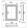 Инспекционная дверца Styron LA-04