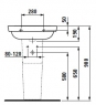 Пьедестал Laufen Moderna Plus 8.1954.3.000.000.1