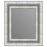 Зеркало в багетной раме J-mirror Liana 70x60 см серебро