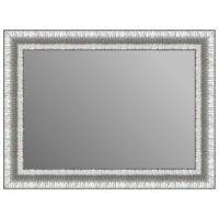Зеркало в багетной раме J-mirror Liana 90x120 см серебро