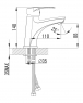 Смеситель для умывальника Imprese Lidice 05095 (М)