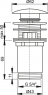 Водослив Alca Plast A392 Сlick-clack для умывальника
