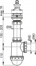 Сифон Alca Plast A441 Ø50/40 для мойки